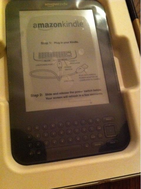 kindle3 開封した